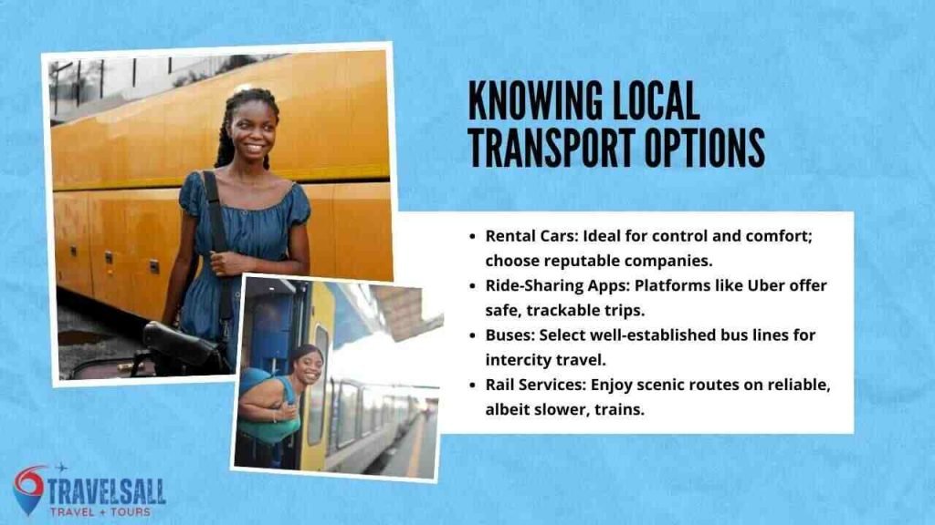 Knowing Local Transport Options