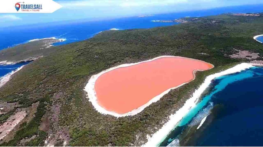 Geographical Snapshot Of Lake Hillier